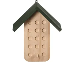 Dehner Natura Premium Futterhaus + Streichmesser für Erdnuss-Aufstrich