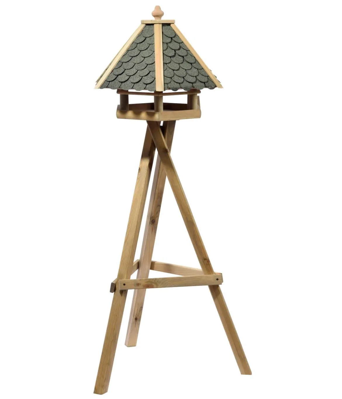 Dehner Natura Premium Futterhaus Achensee, inkl. Ständer Ellmau, ca. B68/H148/T62 cm