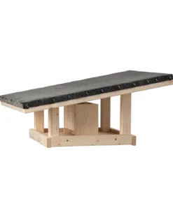 Dehner Natura Premium Futterhaus Rofan, natur, ca. B64/H30,2/T56 cm