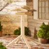 Dehner Natura Premium Futterhaus Watzmann, natur, ca. B55/H23/T40 cm