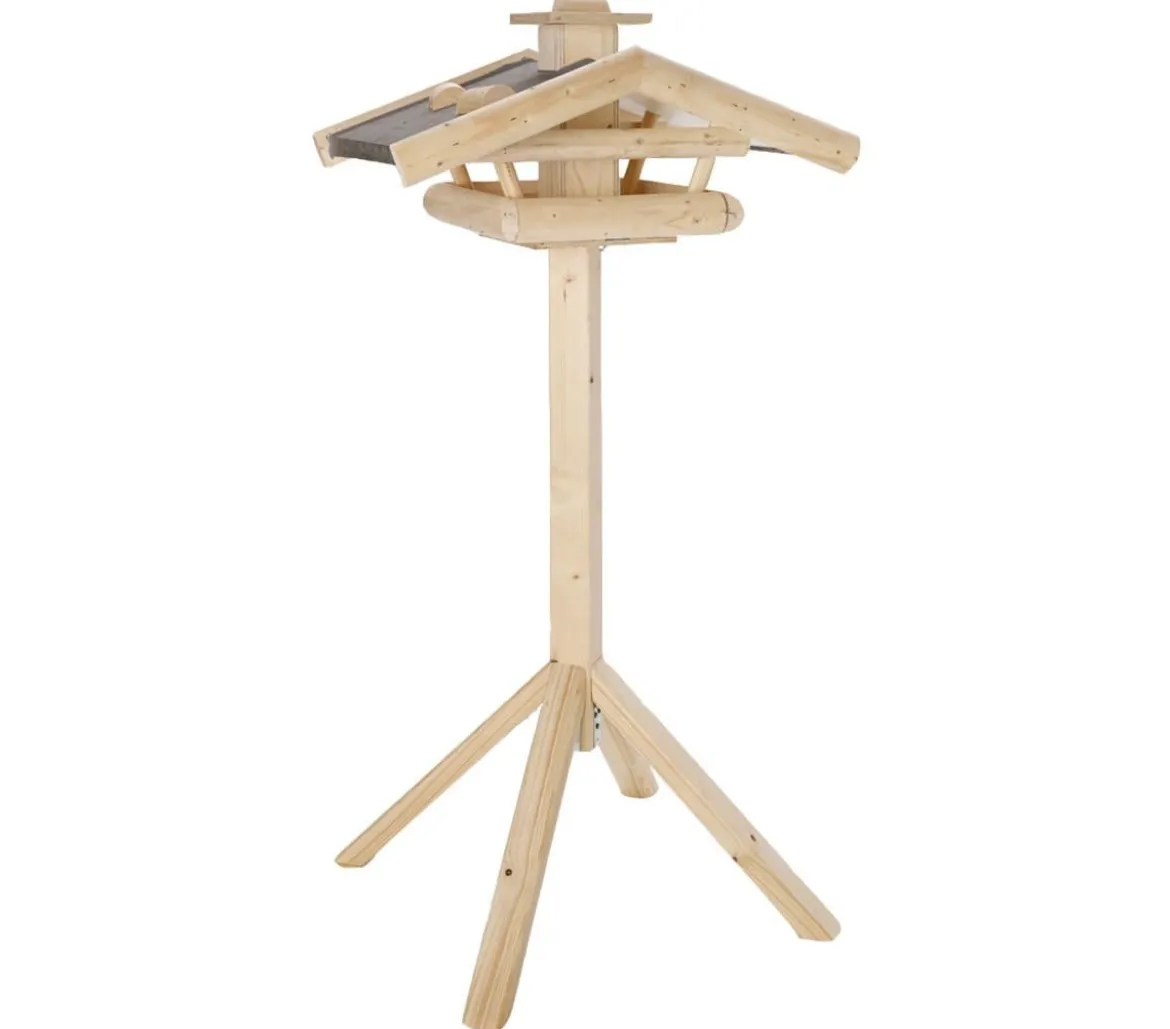 Dehner Natura Premium Futterhaus Watzmann, natur, ca. B55/H23/T40 cm