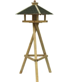 Dehner Natura Premium Futterhaus Innsbruck, inkl. Ständer Ellmau, ca. B68/H144/T62 cm