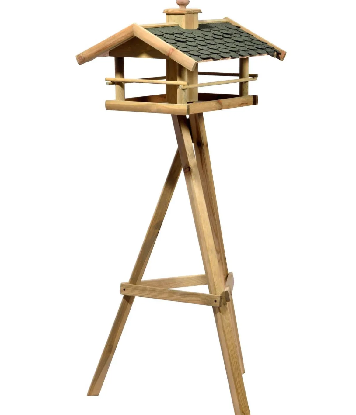 Dehner Natura Premium Futterhaus Kaiserwinkel, inkl. Ständer Ellmau, ca. B68/H144/T62 cm