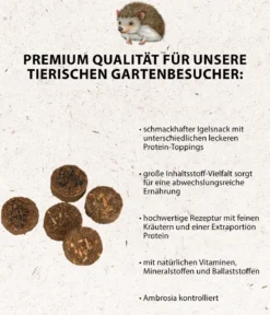 Dehner Natura Premium Igelfutter Igel-Keks Mix