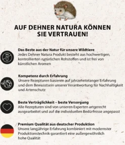Dehner Natura Premium Igelfutter Igel-Keks Mix