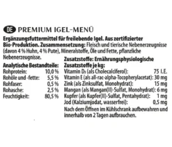 Dehner Natura Premium Igel-Menü, 16 x 100 g