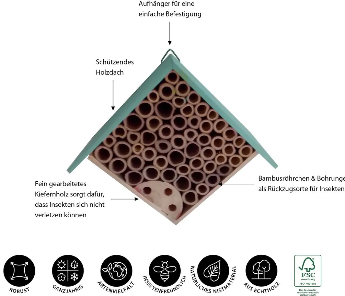 Dehner Natura Premium Insektenhotel Apulien