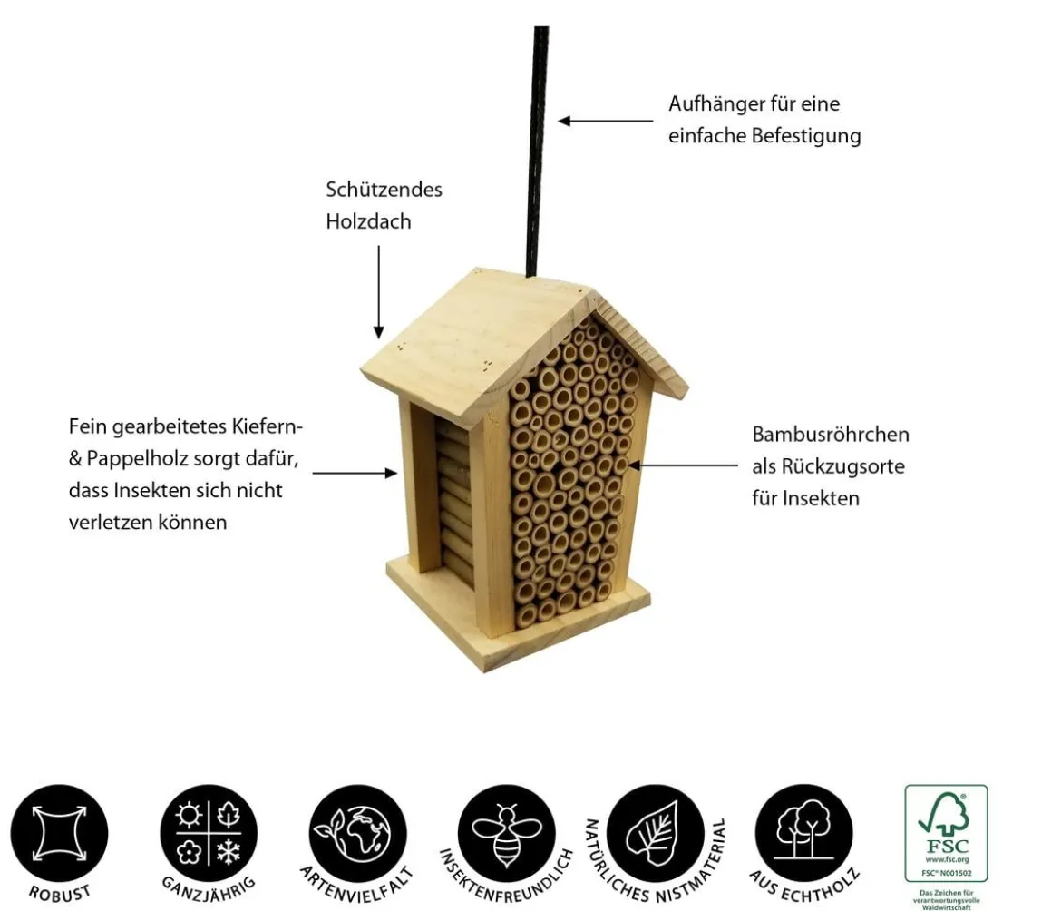 Dehner Natura Premium Insektenhotel Louisiana