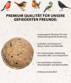 Dehner Natura Premium Meisenknödel-Säule gefüllt