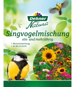 Dehner Natura Premium Samen Blumenmischung 'Singvogelmischung', 60 - 80 cm hoch