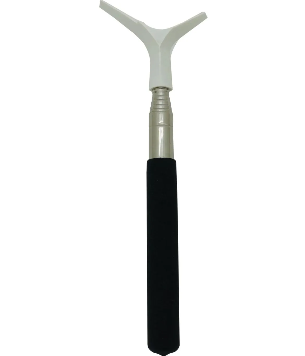 Dehner Natura Premium Teleskopstiel, schwarz/silber, ca. 83 cm