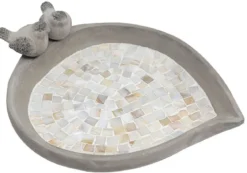 Dehner Natura Premium Vogeltränke Trevi, ca. B30,5/H4,5/T26 cm