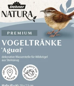 Dehner Natura Premium Vogeltränke Aguai, ca. Ø29/H7,5 cm