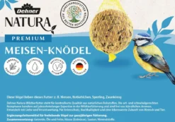Dehner Natura Premium Wildvogelfutter Meisenknödel, mit Netz, 6 Stk.
