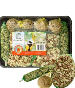 Dehner Natura Premium Wildvogelfutter Spezial-Snackmix, 6-teilig