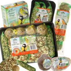 Dehner Natura Premium Wildvogelfutter Spezial-Snackmix, 6-teilig