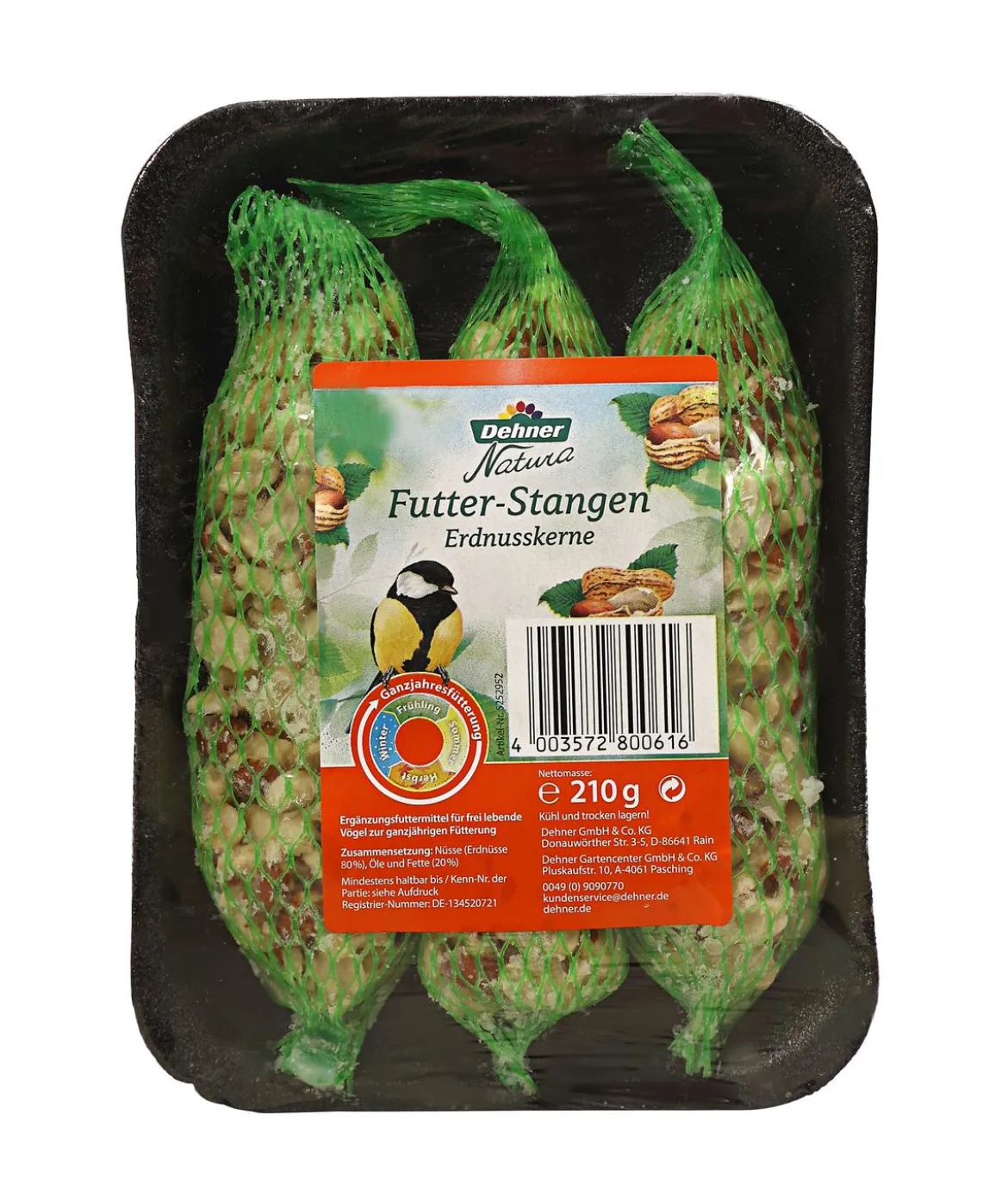 Dehner Natura Premium Wildvogelfutter Starterset, 7-teilig