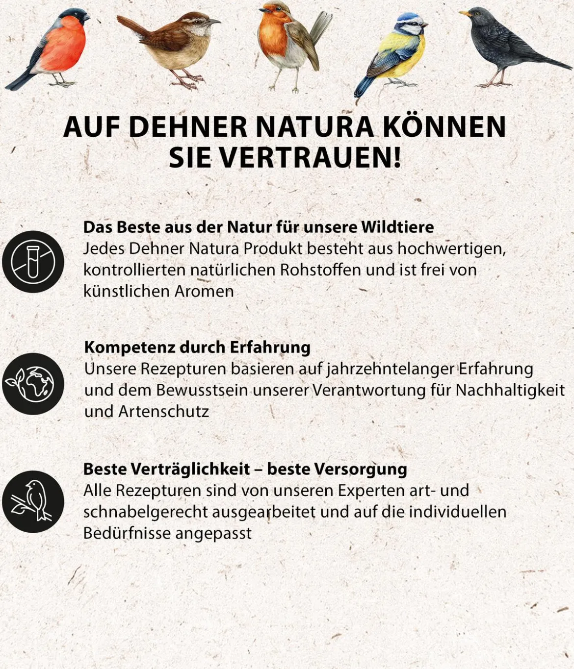 Dehner Natura Premium Wildvogelfutter Starterset, 7-teilig