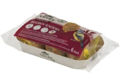 Dehner Natura Premium Wildvogelfutter Beeren-Meisenknödel, mit Netz, 6 Stk.
