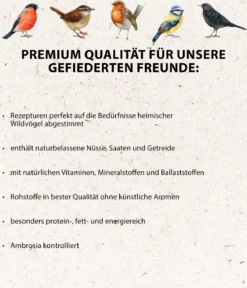 Dehner Natura Premium Wildvogelfutter Starterset, 8-teilig