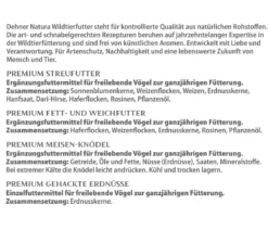 Dehner Natura Premium Wildvogelfutter Starterset, 8-teilig