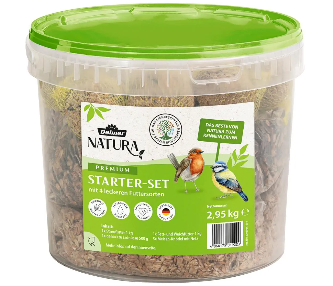 Dehner Natura Premium Wildvogelfutter Starterset, 8-teilig