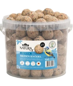 Dehner Natura Premium Wildvogelfutter-Set, Meisenknödel & Streufutter, 2-teilig
