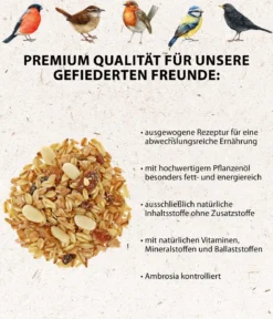 Dehner Natura Premium Wildvogelfutter-Set, Meisenknödel & Weichfutter, 2-teilig