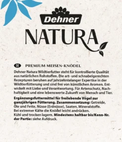 Dehner Natura Premium Wildvogelfutter Meisenknödel im Eimer, mit Netz