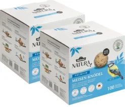 Dehner Natura Premium Wildvogelfutter Meisenknödel im Karton, ohne Netz