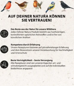 Dehner Natura Premium Wildvogelfutter Gourmet-Snackstange mit gehackten Erdnüssen
