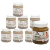 Dehner Natura Premium Wildvogelfutter Erdnussbutter im Glas, Haselnuss, 8 x 340 g