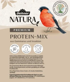 Dehner Natura Premium Wildvogelfutter Protein-Mix, 500 g