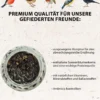 Dehner Natura Premium Wildvogelfutter Rindertalg im Glas, Sonnenblumenkerne, 8 x 250 g