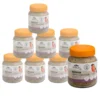 Dehner Natura Premium Wildvogelfutter Erdnussbutter im Glas, Rosine, 8 x 340 g