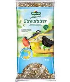 Dehner Natura Premium Wildvogelfutter Futterbuffet Maxi, 8-teilig