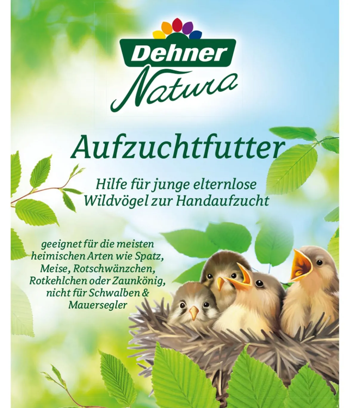 Dehner Natura Premium Wildvogel Aufzuchtfutter, 100g