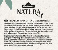 Dehner Natura Premium Wildvogel Körner- und Weichfutter