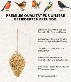 Dehner Natura Premium Wildvogelfutter Pinienzapfen