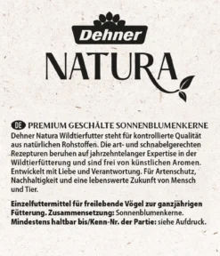 Dehner Natura Premium Wildvogelfutter Geschälte Sonnenblumenkerne