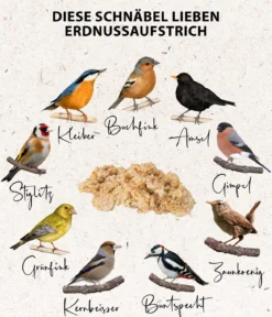 Dehner Natura Premium Wildvogelfutter Erdnuss-Aufstrich, 2 kg