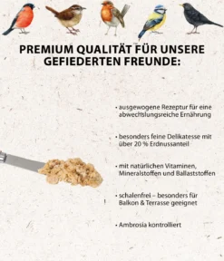 Dehner Natura Premium Wildvogelfutter Erdnuss-Aufstrich, 2 kg