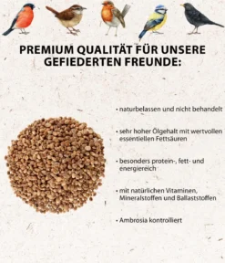 Dehner Natura Premium Wildvogelfutter Hanfsaat