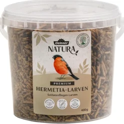 Dehner Natura Premium Wildvogelsnack Hermetia-Larven, 400 g