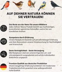 Dehner Natura Premium Wildvogelfutter Gourmet-Kette, 480 g