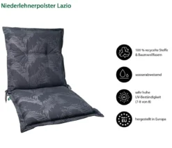 Dehner Niederlehnerauflage Lazio, ca. B50/H6/T100 cm
