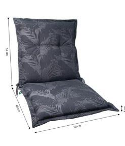 Dehner Niederlehnerauflage Lazio, ca. B50/H6/T100 cm
