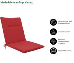 Dehner Niederlehnerauflage Veneto, ca. B48/H4/T97 cm