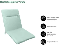 Dehner Niederlehnerauflage Veneto, ca. B48/H4/T97 cm