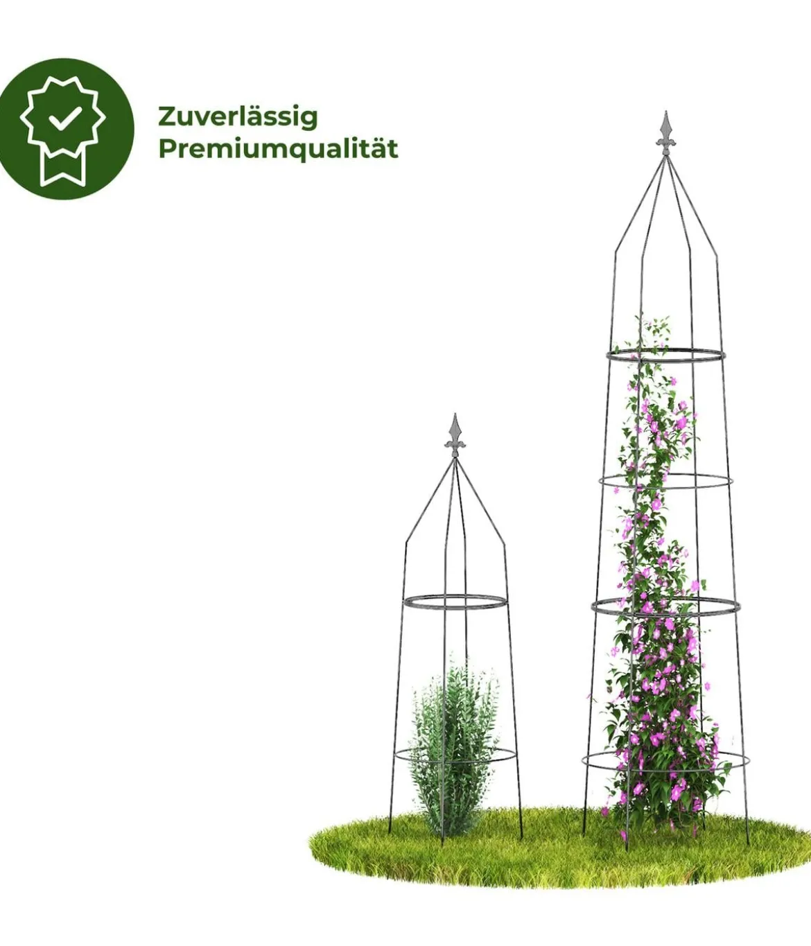 Dehner Obelisk-Set Ilaria, 2-teilig